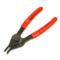 Pair of pliers with red handles